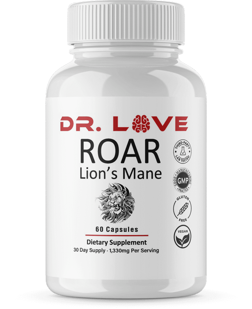 Official Roar Lions Mane product bottle associated with the EnduraMind offer