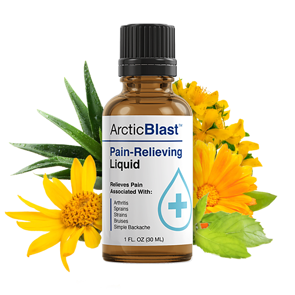 Official Arctic Blast topical product bottle